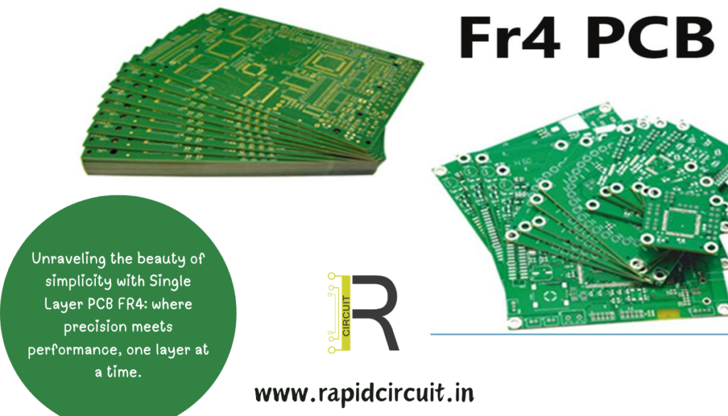 Single Layer PCB FR4 Manufacturer India